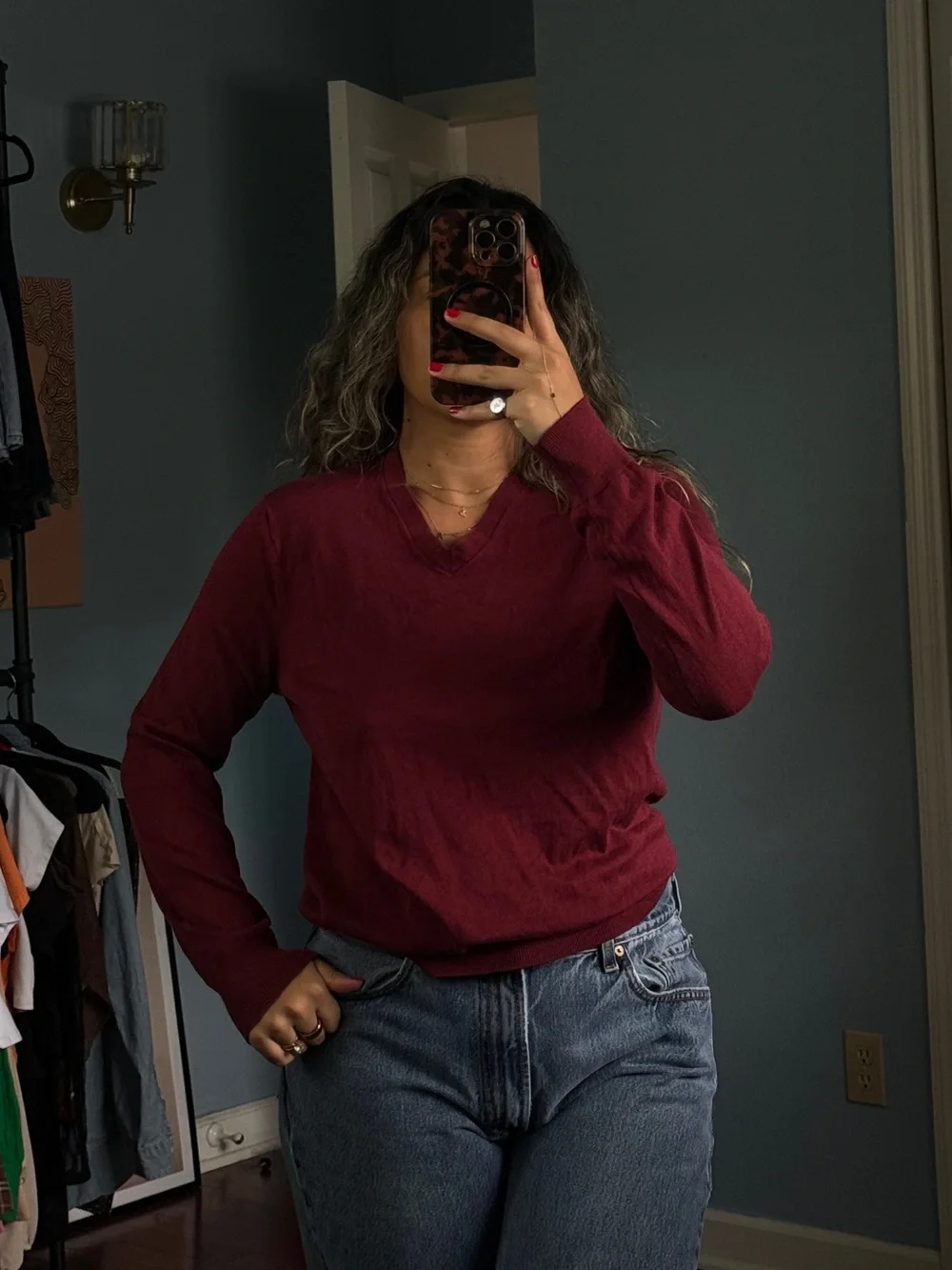 banana republic v neck sweater